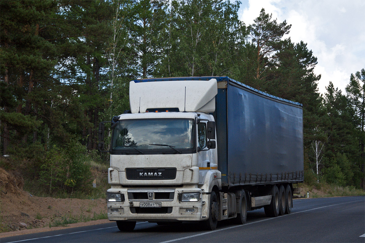 Татарстан, № Х 008 АТ 116 — КамАЗ-5490-S5(87)