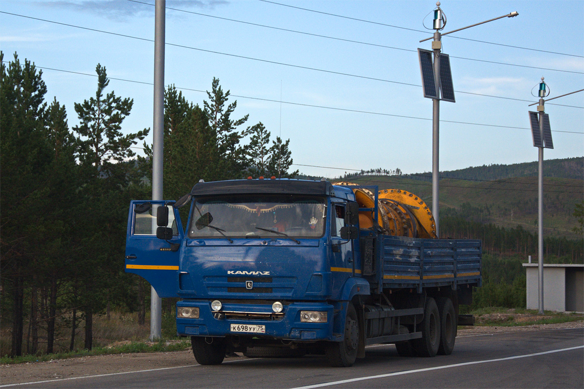 Забайкальский край, № К 698 УУ 75 — КамАЗ-65117-N3(78)