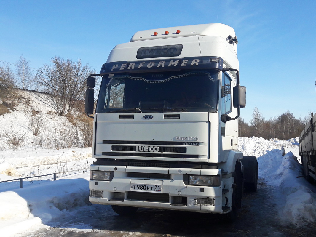 Тульская область, № Т 980 НТ 71 — IVECO EuroTech