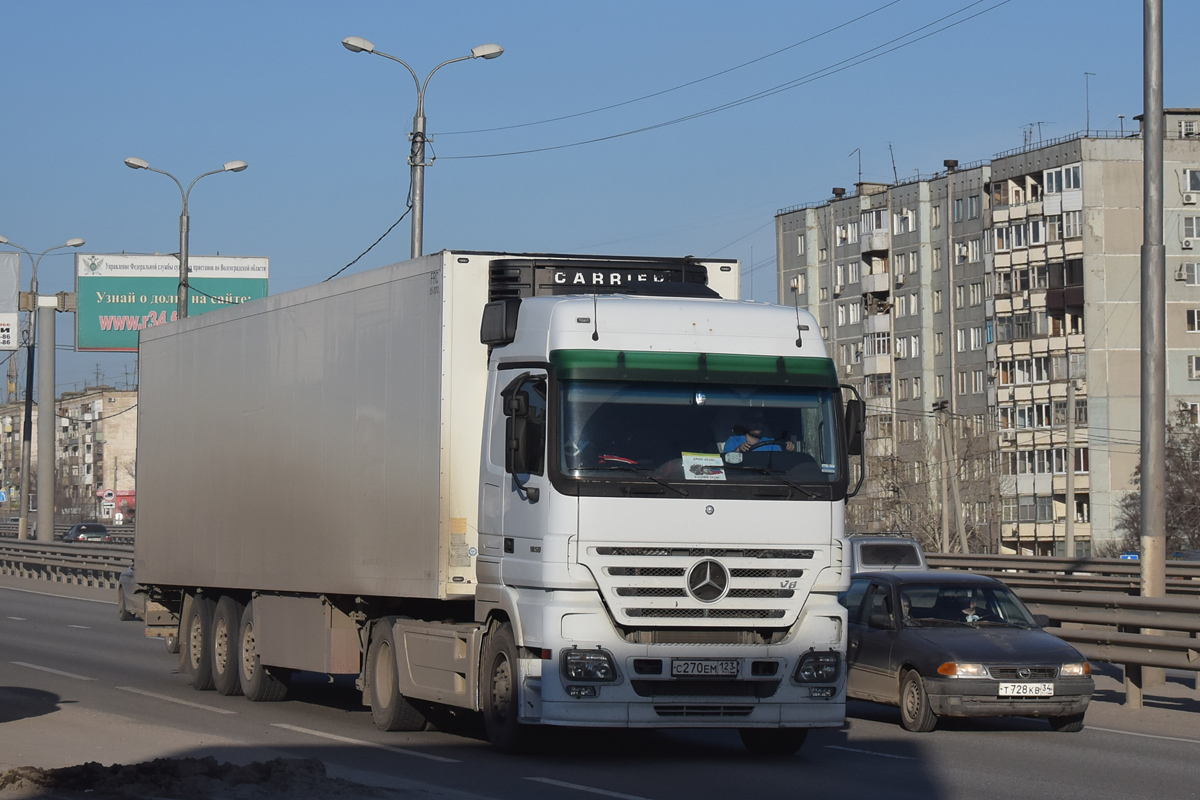 Краснодарский край, № С 270 ЕМ 123 — Mercedes-Benz Actros ('2003) 1850