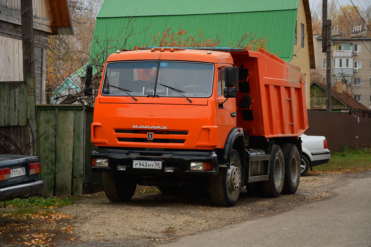 Пензенская область, № Р 943 НУ 58 — КамАЗ-65115 [651150]