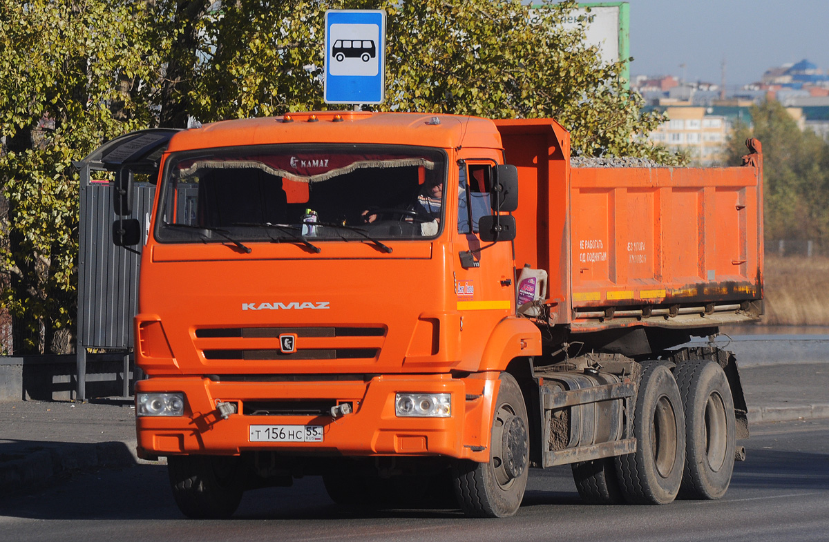 Омская область, № Т 156 НС 55 — КамАЗ-65115-L4(19)