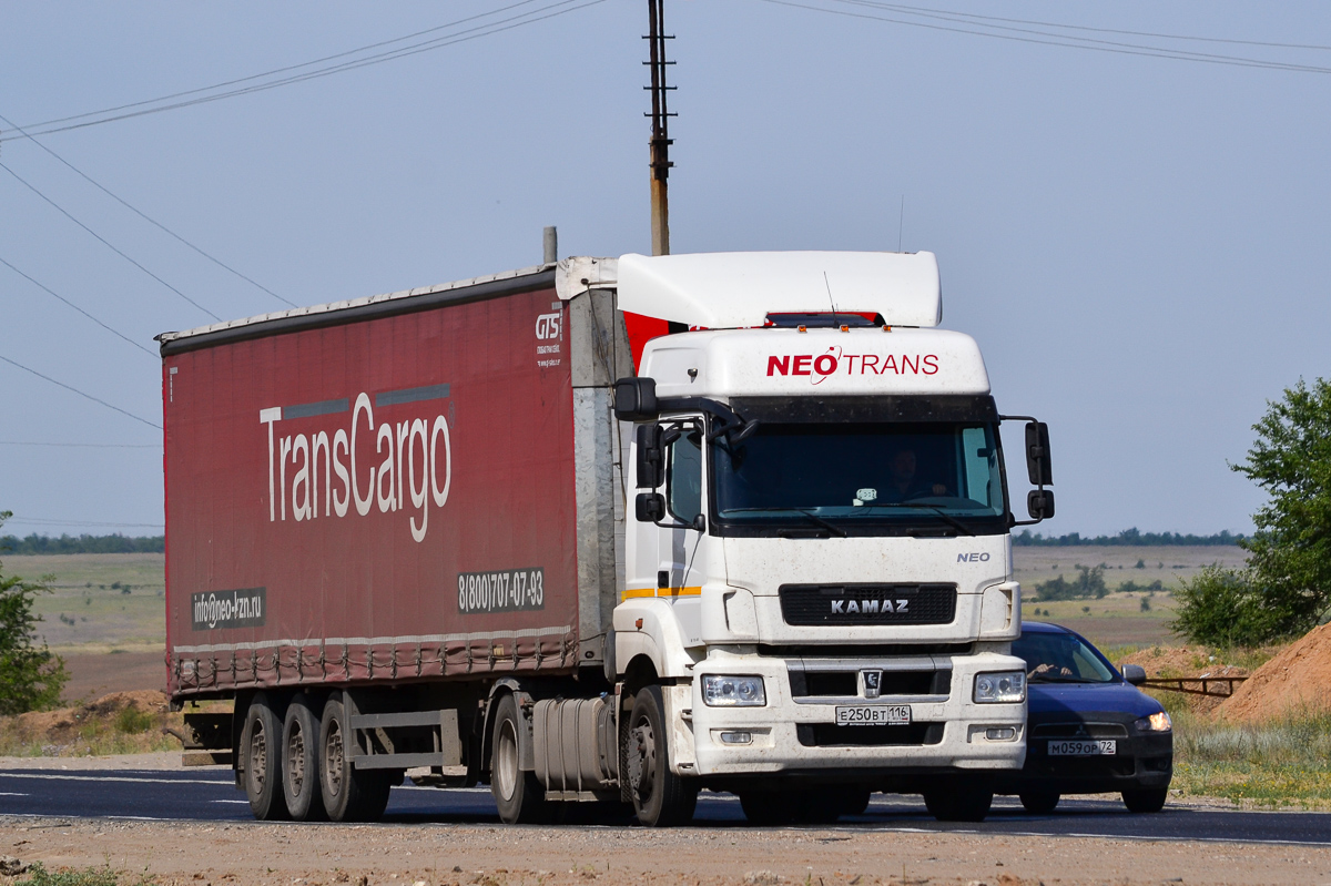 Татарстан, № Е 250 ВТ 116 — КамАЗ-5490-S5(87)