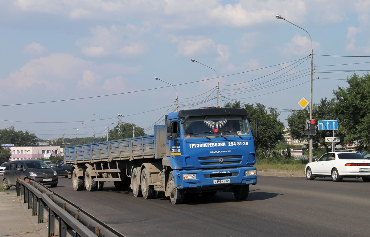 Красноярский край, № Х 193 МХ 124 — КамАЗ-65116-A4(23)