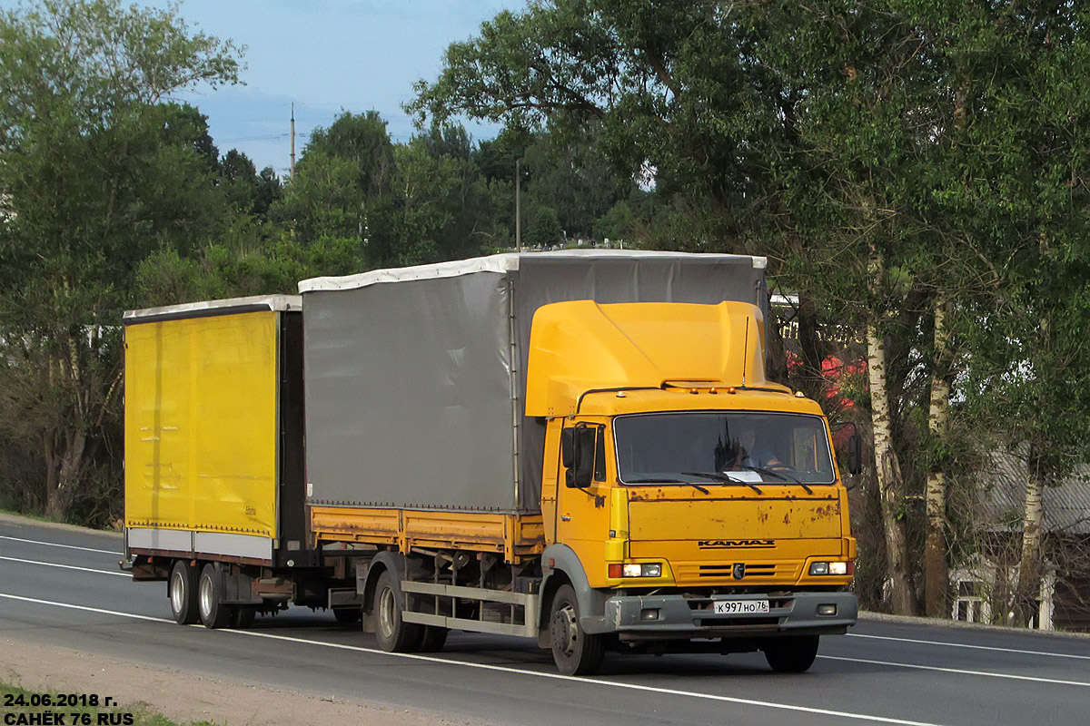 Ярославская область, № К 997 НО 76 — КамАЗ-4308-A3(96)
