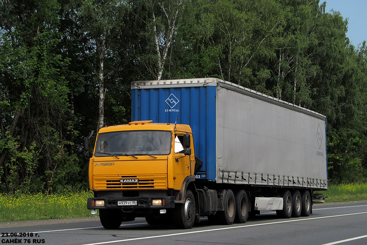 Ханты-Мансийский автоном.округ, № М 939 УС 86 — КамАЗ-65116-N3(78)
