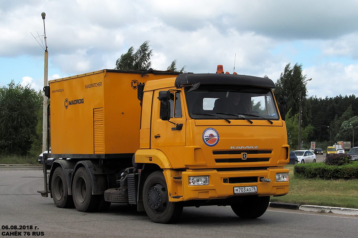 Ярославская область, № М 703 АО 76 — КамАЗ-65116-A4(23)