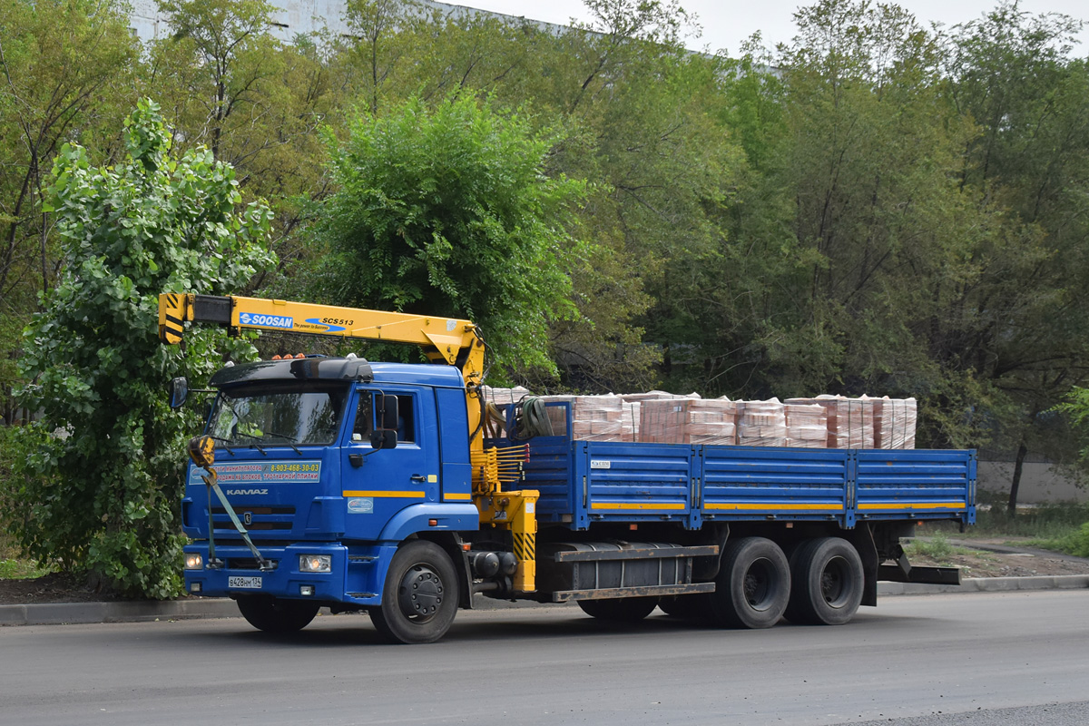 Волгоградская область, № В 428 НМ 134 — КамАЗ-65117-L4(19)
