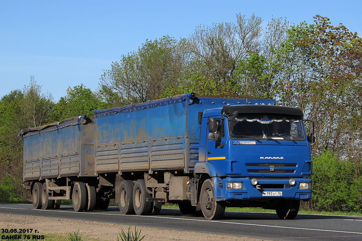 Воронежская область, № М 193 ХТ 36 — КамАЗ-65117-A4(23)