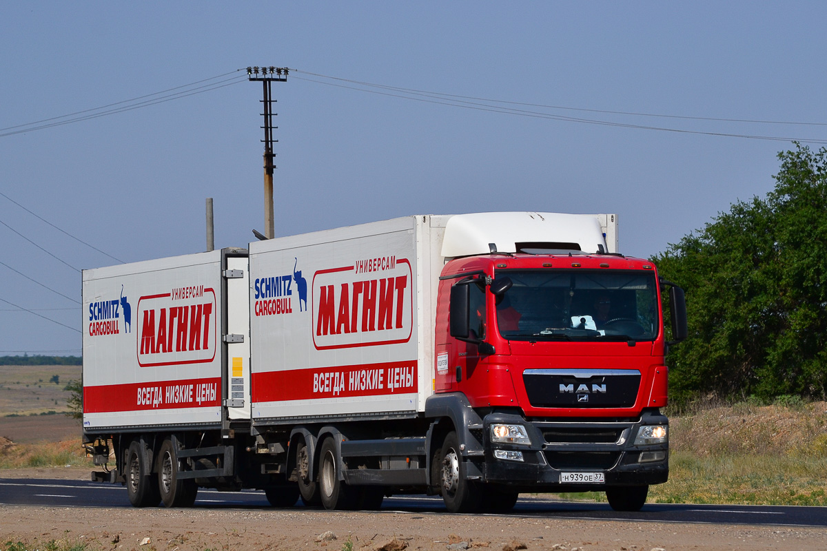 Волгоградская область, № Н 939 ОЕ 37 — MAN TGS 26.350