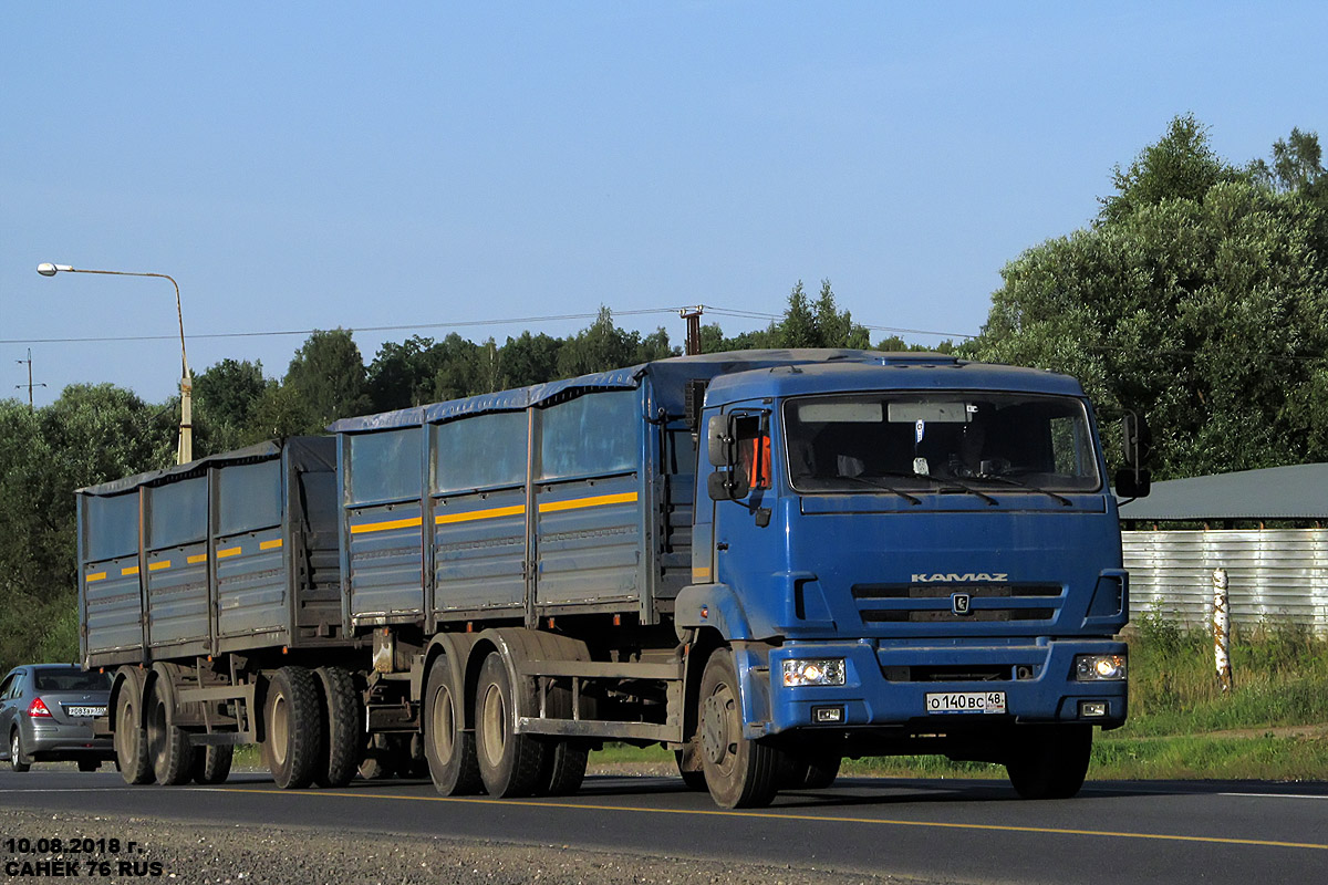 Липецкая область, № О 140 ВС 48 — КамАЗ-65117-L4(19)
