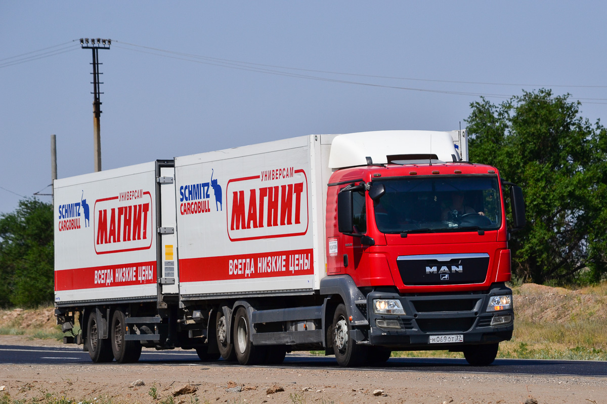 Волгоградская область, № Н 069 ОТ 37 — MAN TGS 26.350