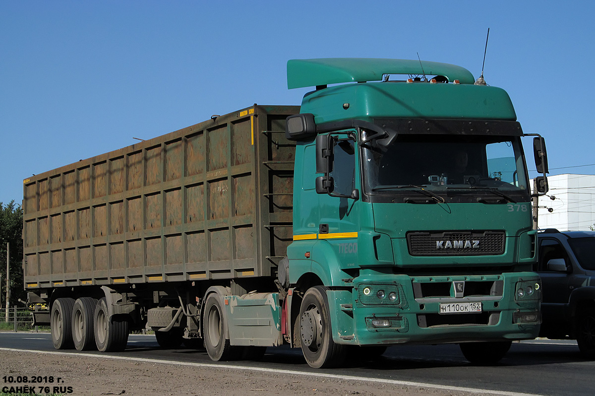 Нижегородская область, № 378 — КамАЗ-5490-T5(68)