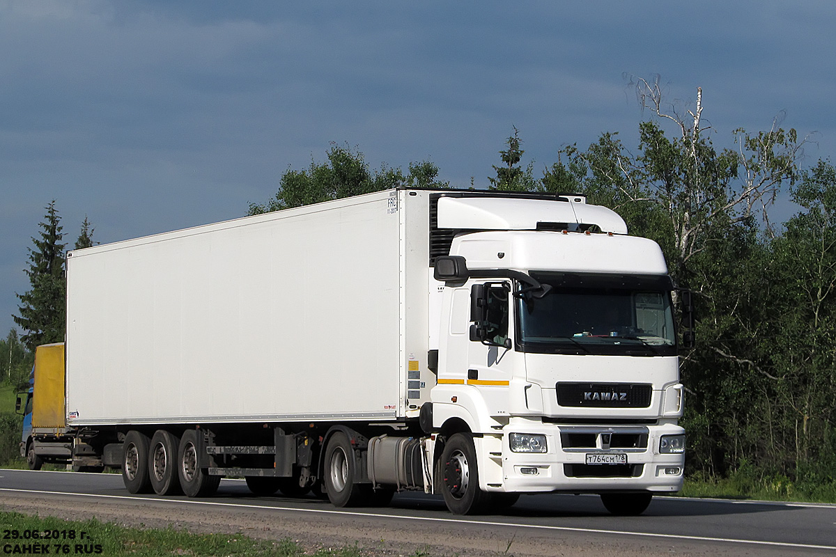 Санкт-Петербург, № Т 764 СМ 178 — КамАЗ-5490-S5(87)