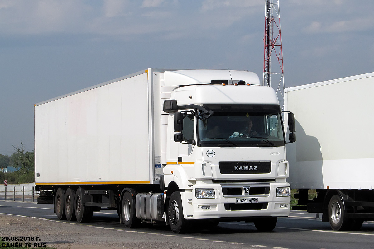Московская область, № Н 524 СН 750 — КамАЗ-5490-S5(87)