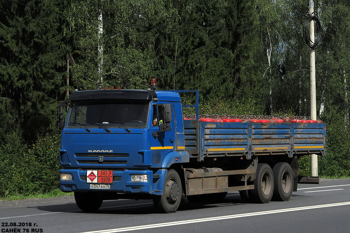 Ярославская область, № К 047 АО 76 — КамАЗ-65117-N3(78)