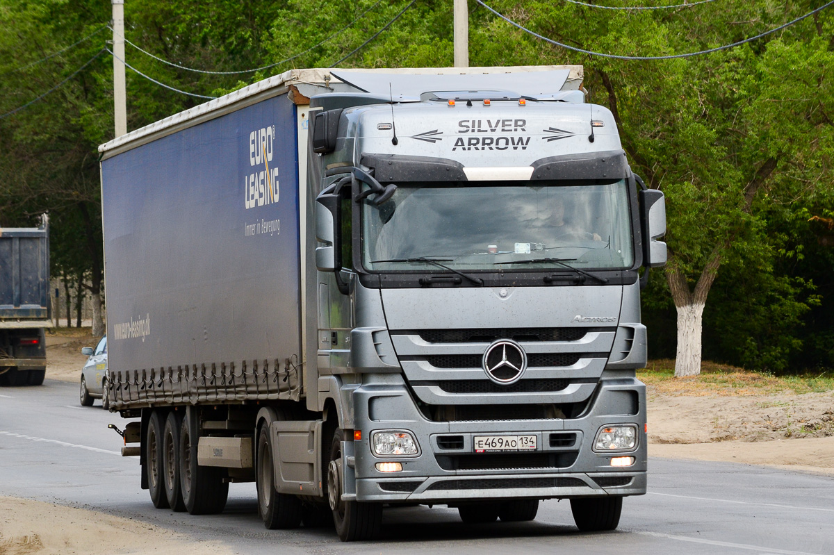 Волгоградская область, № Е 469 АО 134 — Mercedes-Benz Actros ('2009) 1844; Mercedes-Benz Actros ('2009) "Silver Arrow" (Волгоградская область)