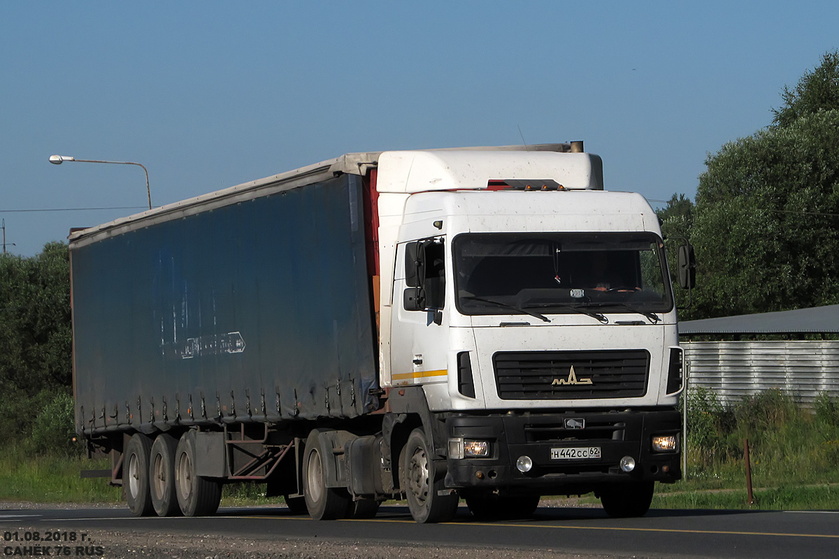 Рязанская область, № Н 442 СС 62 — МАЗ-5440A9