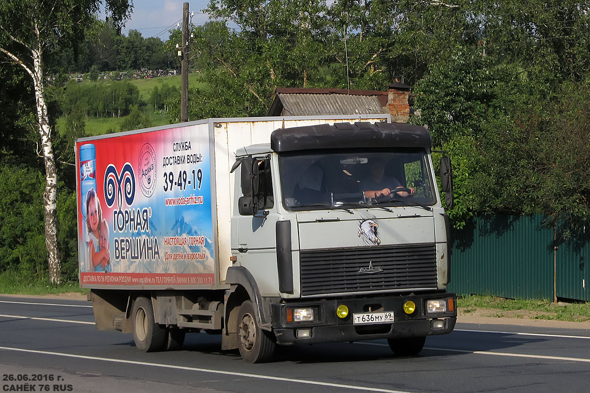 Тверская область, № Т 636 МУ 69 — МАЗ-437040