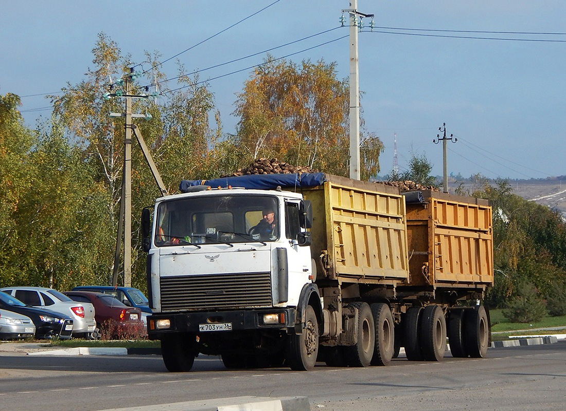 Воронежская область, № К 703 УН 36 — МАЗ-551605