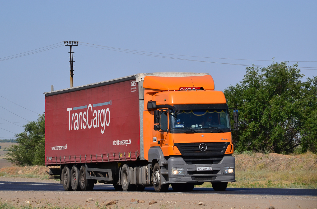 Татарстан, № Х 294 УМ 116 — Mercedes-Benz Axor 1835 [Z9M]