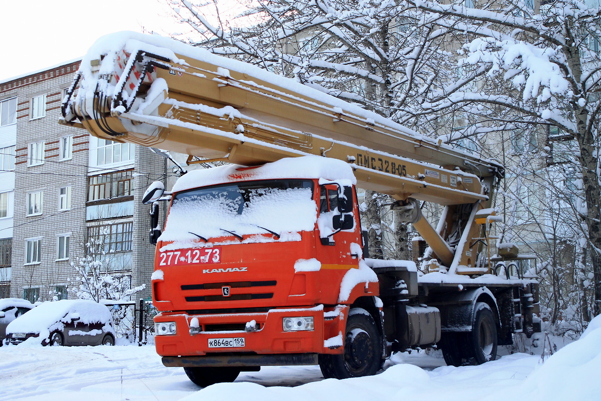 Пермский край, № К 864 ВС 159 — КамАЗ-43253 (общая модель)