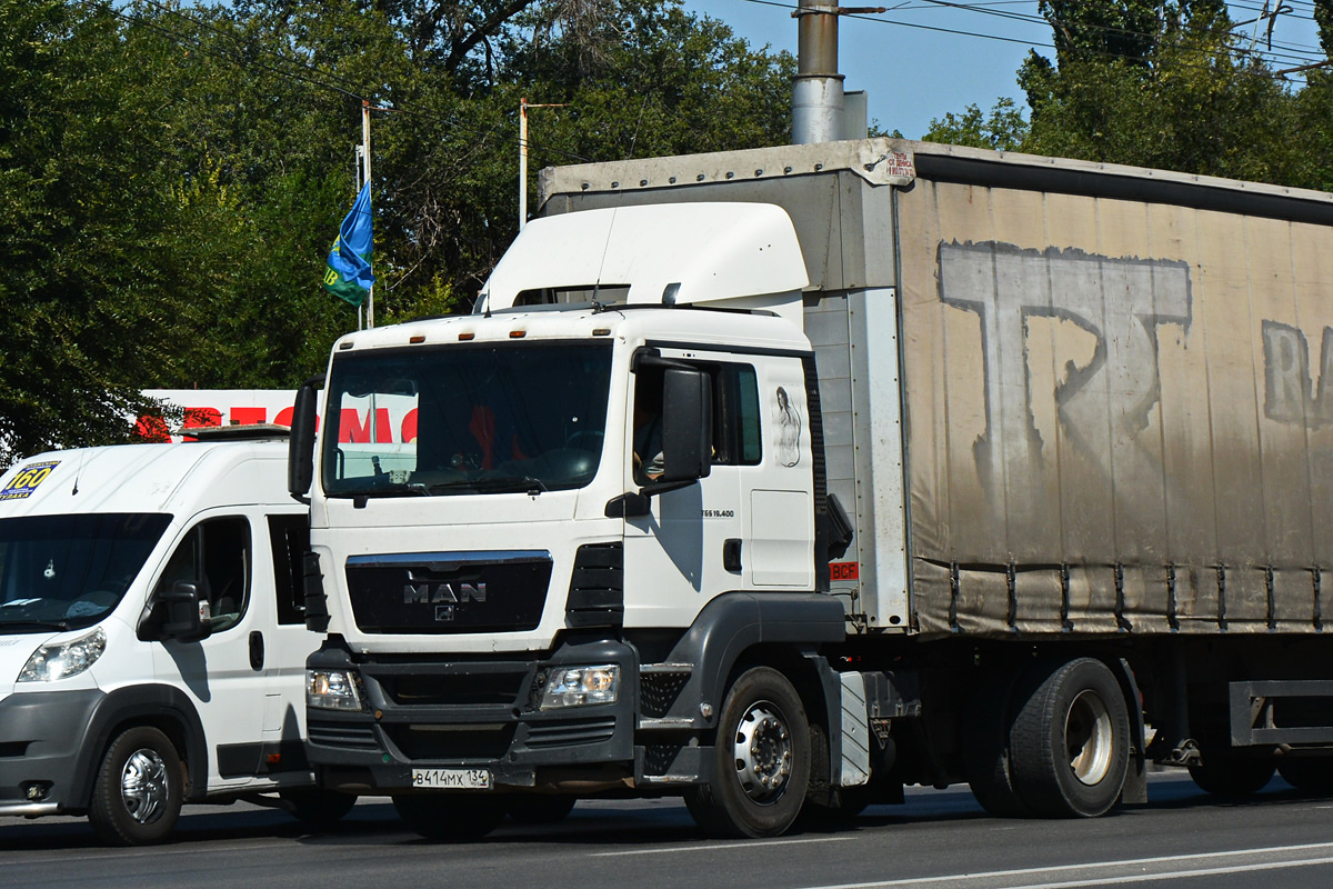 Волгоградская область, № В 414 МХ 134 — MAN TGS 19.400