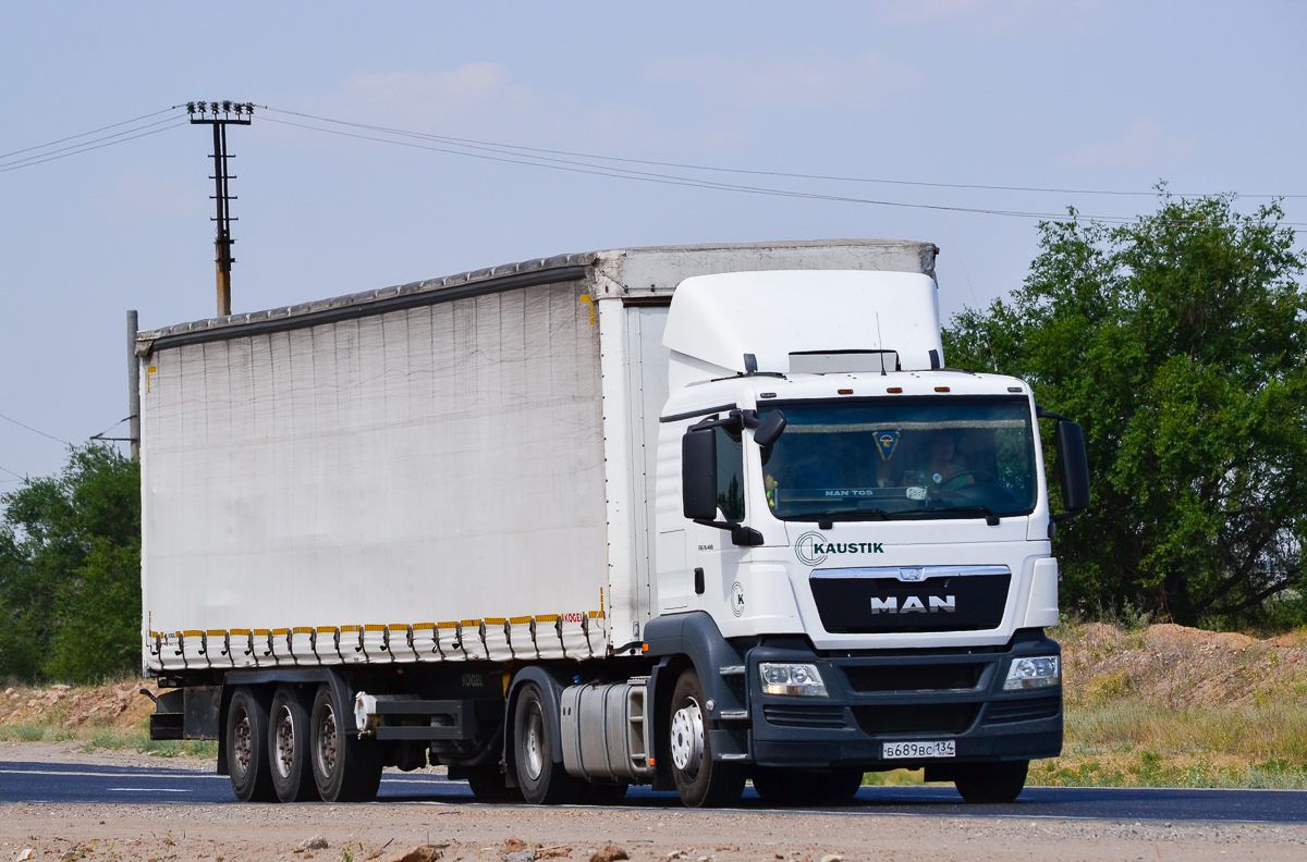 Волгоградская область, № В 689 ВС 134 — MAN TGS 19.400