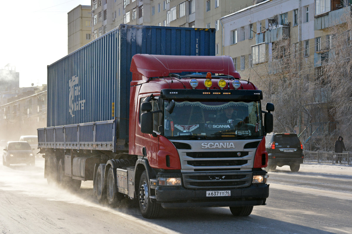 Саха (Якутия), № А 637 ТТ 14 — Scania ('2009-2011, общая модель)