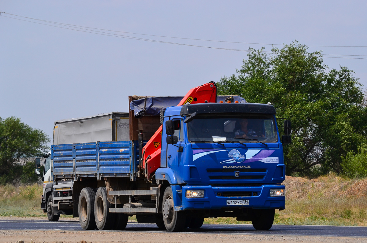 Волгоградская область, № А 112 ХС 134 — КамАЗ-65117-N3(78)