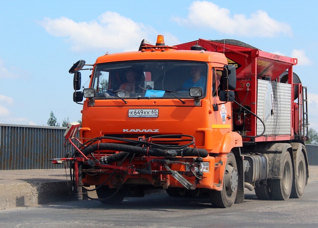 Псковская область, № К 649 КК 60 — КамАЗ-65115-D3(97)