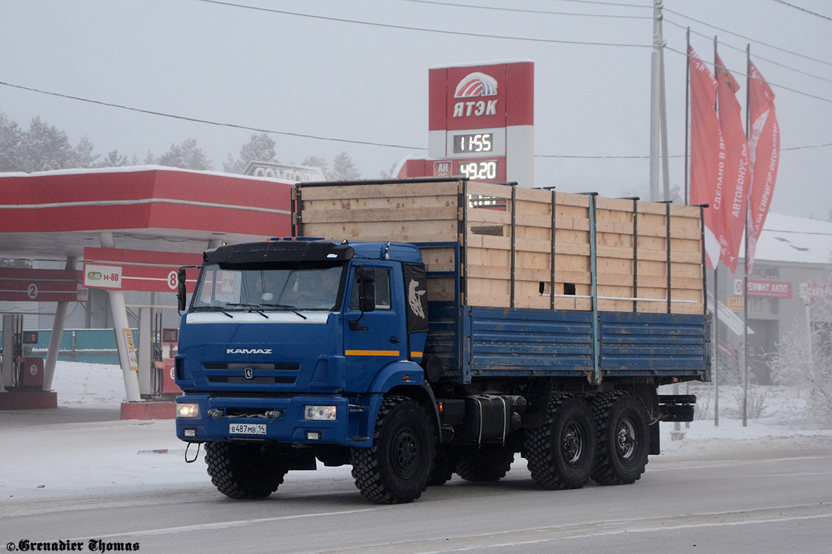 Саха (Якутия), № В 487 МВ 14 — КамАЗ-43118-46