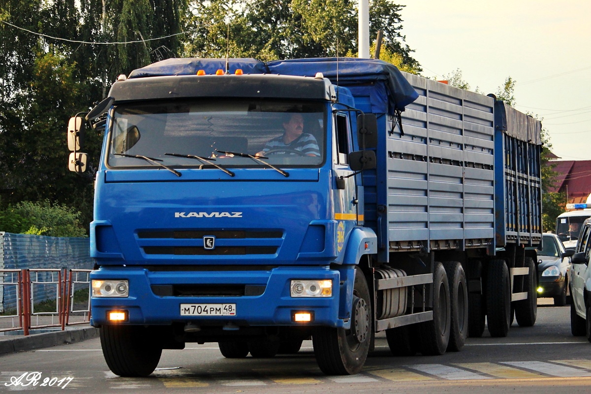 Липецкая область, № М 704 РМ 48 — КамАЗ-65117-A4(23)