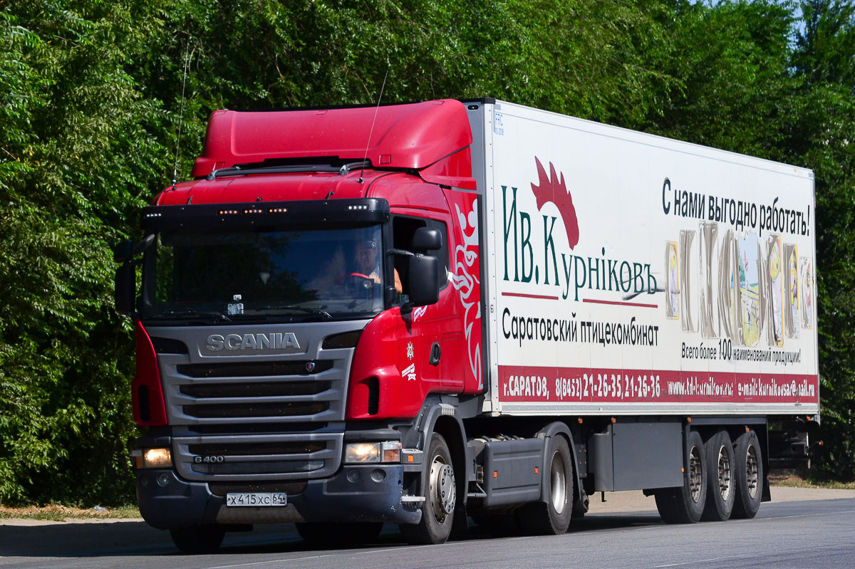 Саратовская область, № Х 415 ХС 64 — Scania ('2009) G400