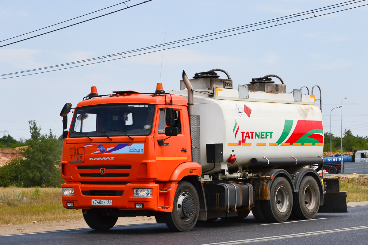 Волгоградская область, № В 748 КК 134 — КамАЗ-65115-L4(19)