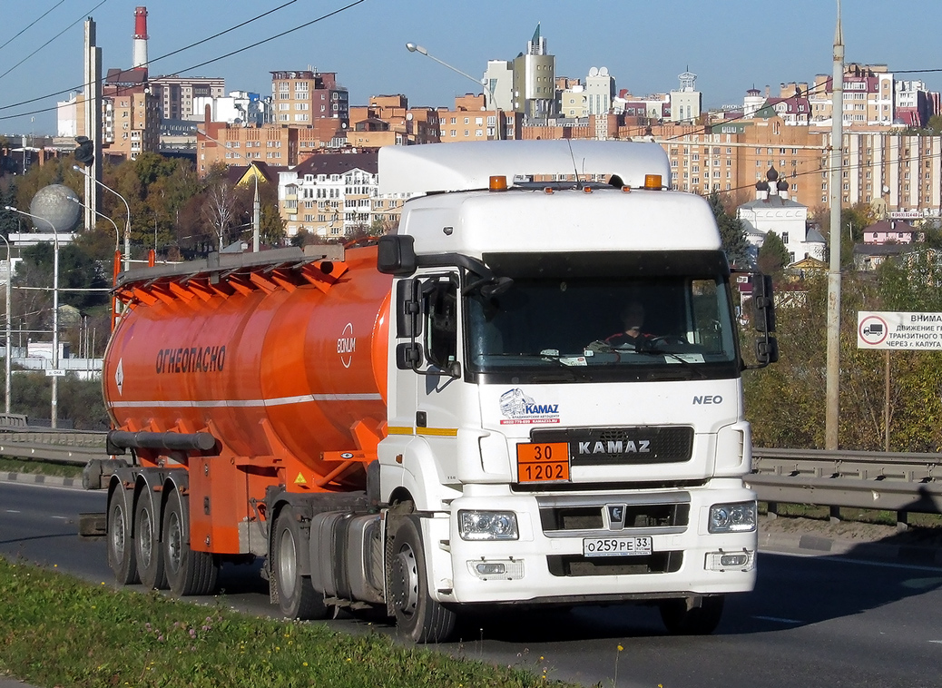 Владимирская область, № О 259 РЕ 33 — КамАЗ-5490-S5(87)