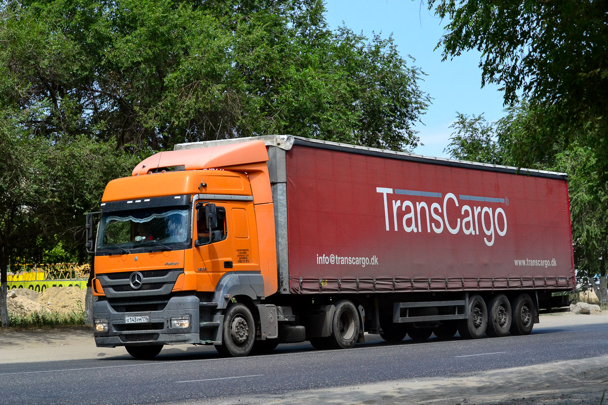 Татарстан, № Х 143 УМ 116 — Mercedes-Benz Axor 1835 [Z9M]