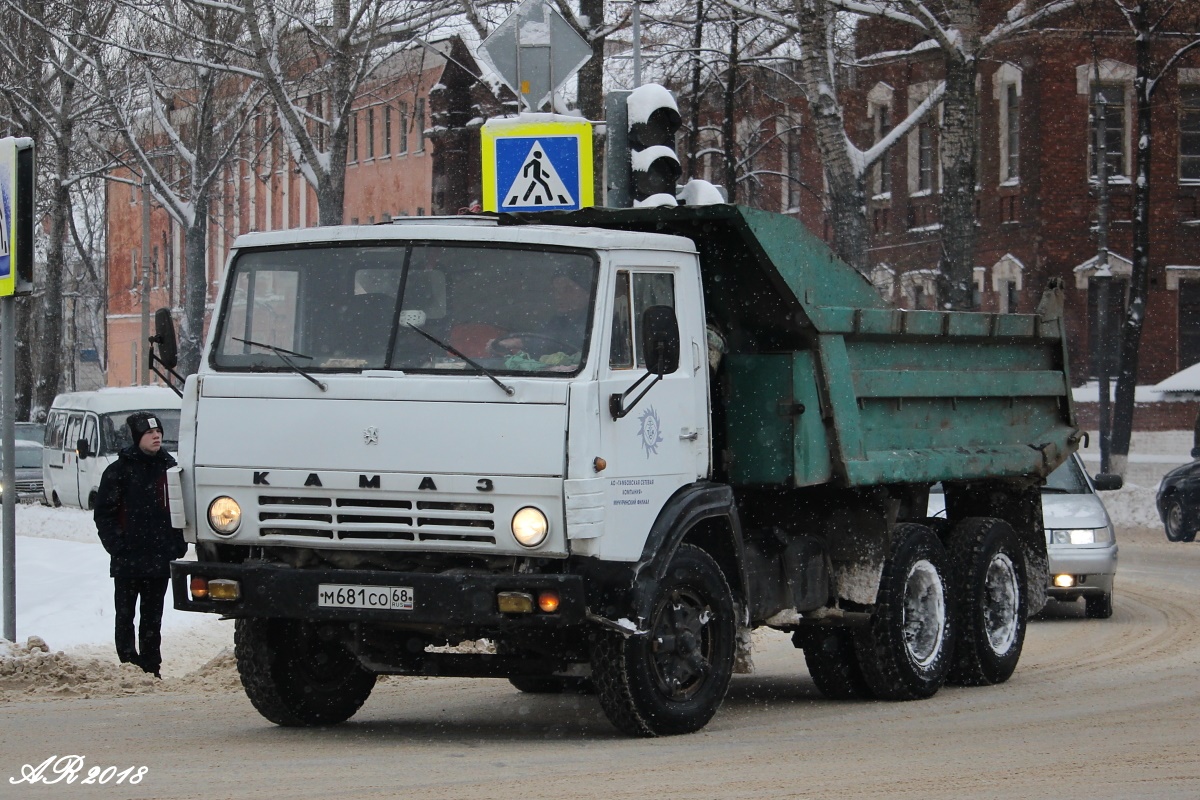 Тамбовская область, № М 681 СО 68 — КамАЗ-55111 [551110]
