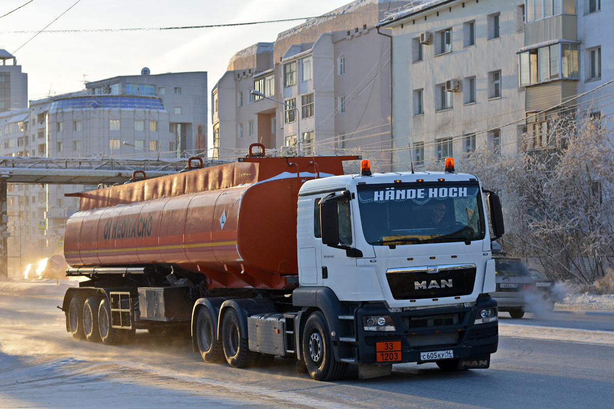 Саха (Якутия), № С 605 КУ 14 — MAN TGS 26.440