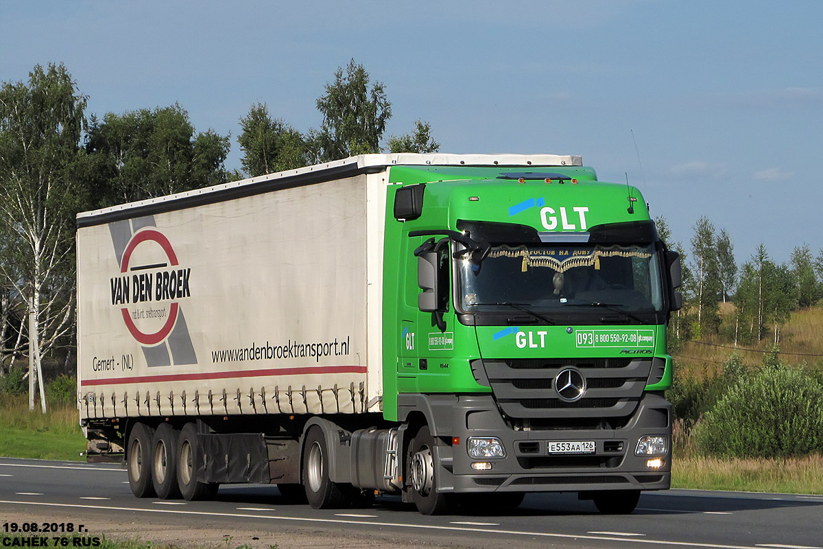 Ставропольский край, № 093 — Mercedes-Benz Actros '09 1844 [Z9M]