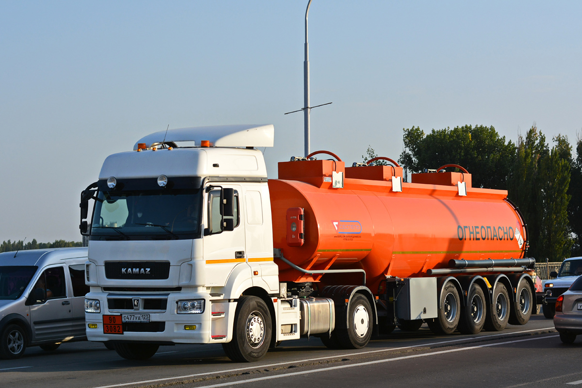 Краснодарский край, № Е 477 УА 123 — КамАЗ-5490-S5(87)