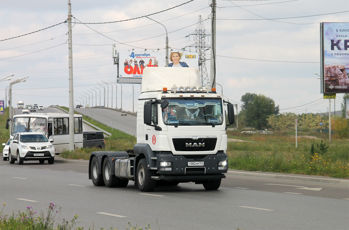 Красноярский край, № Т 582 НМ 124 — MAN TGS 26.440
