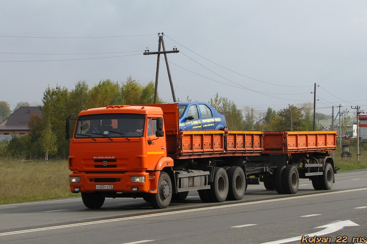 Алтайский край, № О 220 СХ 22 — КамАЗ-65115-N3(78)
