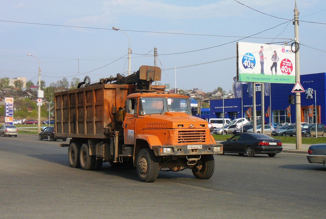 Удмуртия, № Р 844 НА 18 — КрАЗ-6322