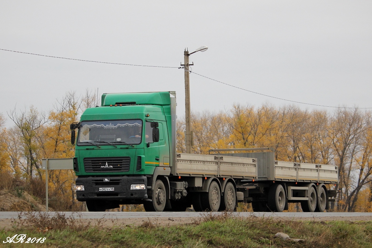 Тамбовская область, № Н 082 ЕХ 68 — МАЗ-6312A9
