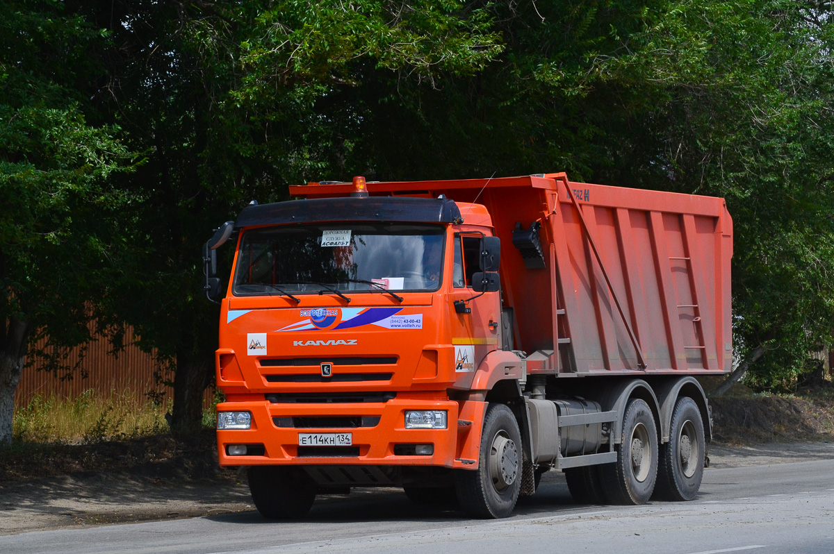 Волгоградская область, № Е 114 КН 134 — КамАЗ-6520-43