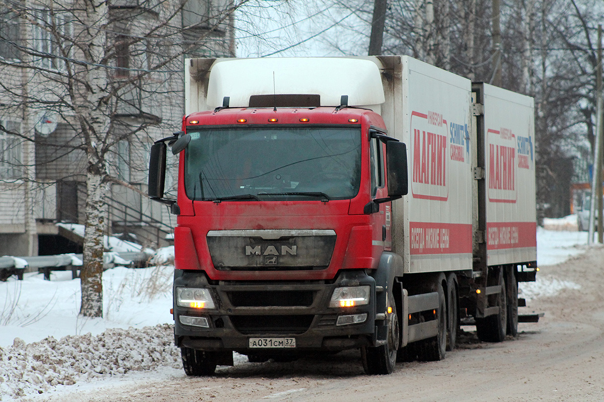 Ярославская область, № А 031 СМ 37 — MAN TGS 28.360
