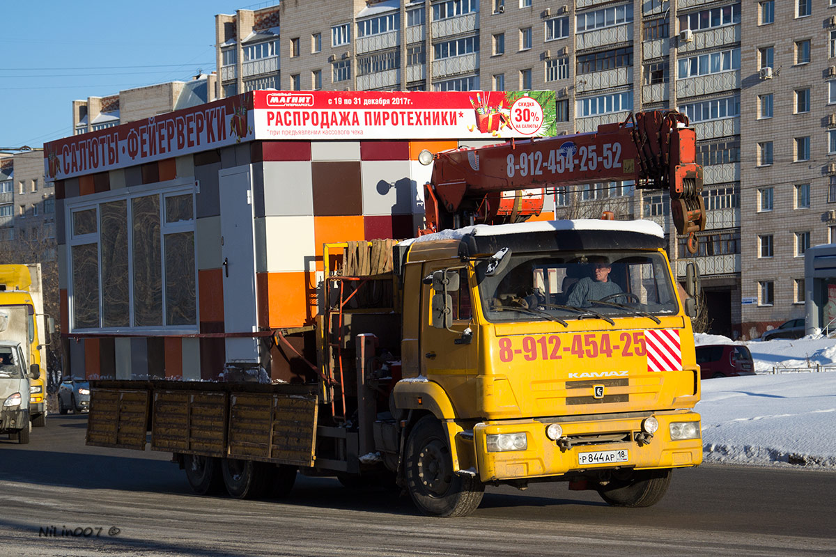 Удмуртия, № Р 844 АР 18 — КамАЗ-65117-N3(78)