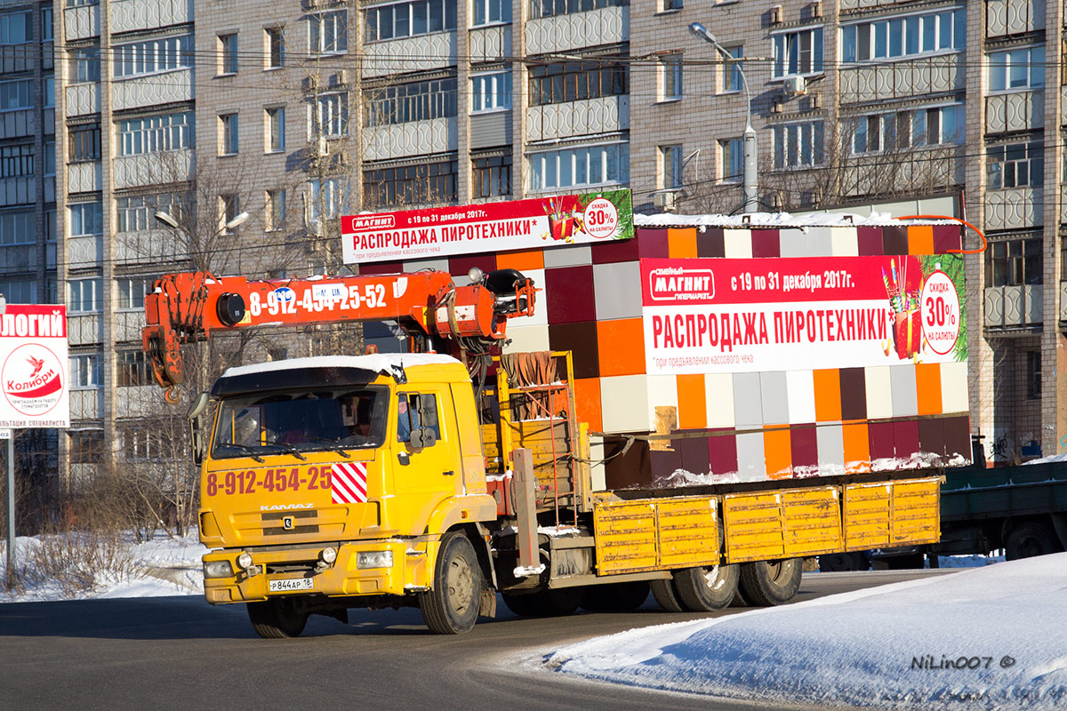 Удмуртия, № Р 844 АР 18 — КамАЗ-65117-N3(78)