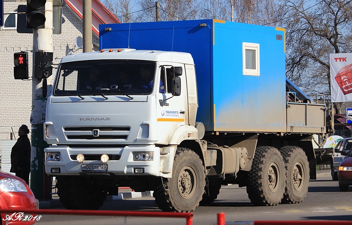 Краснодарский край, № Н 005 ТЕ 123 — КамАЗ-43118-46